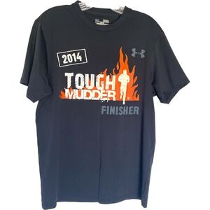 Under Armour x Tough Mudder Men's Size M 2-Sided Pledge Participant‎ Tee 2014